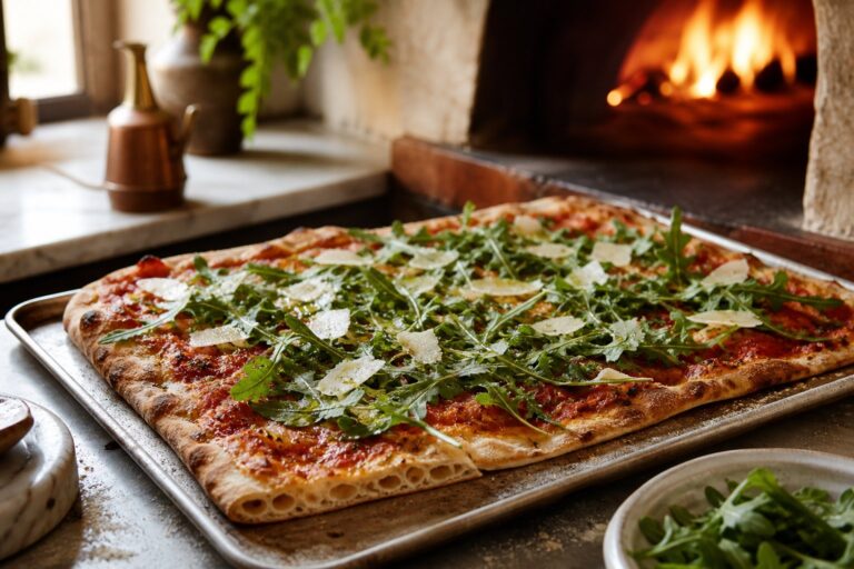 Pizza romaine : la version fine et croustillante