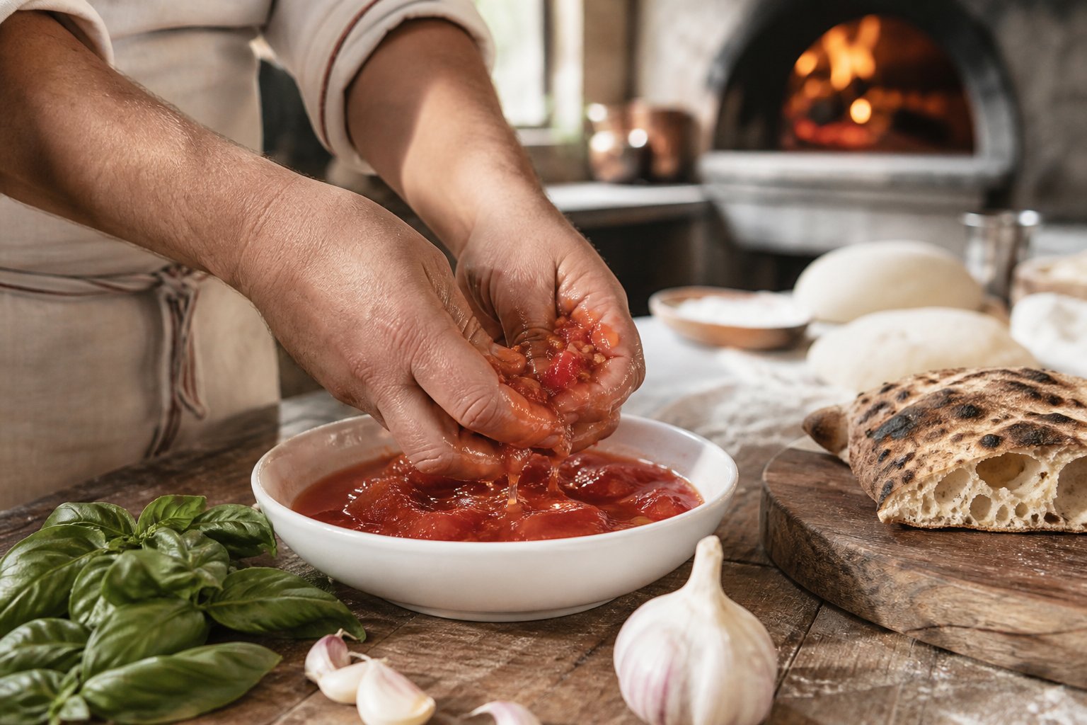Content illustration: Sauce tomate pour pizza : San Marzano et alternatives