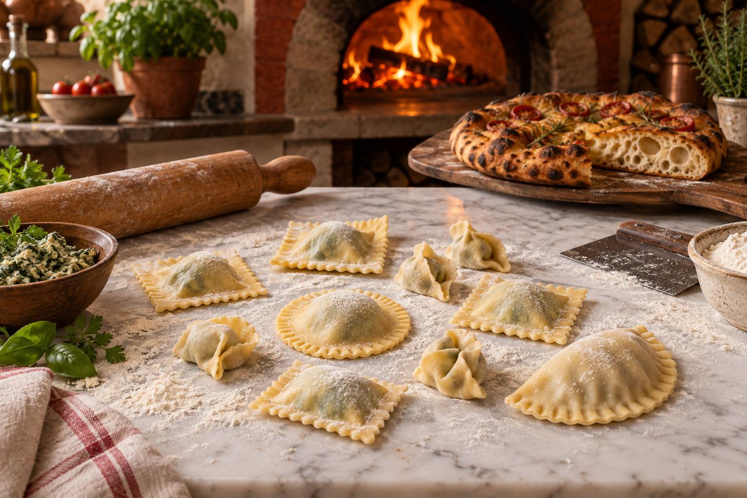 Illustration éditoriale du sujet : Le raviolo : tout savoir sur cette pâte farcie italienne