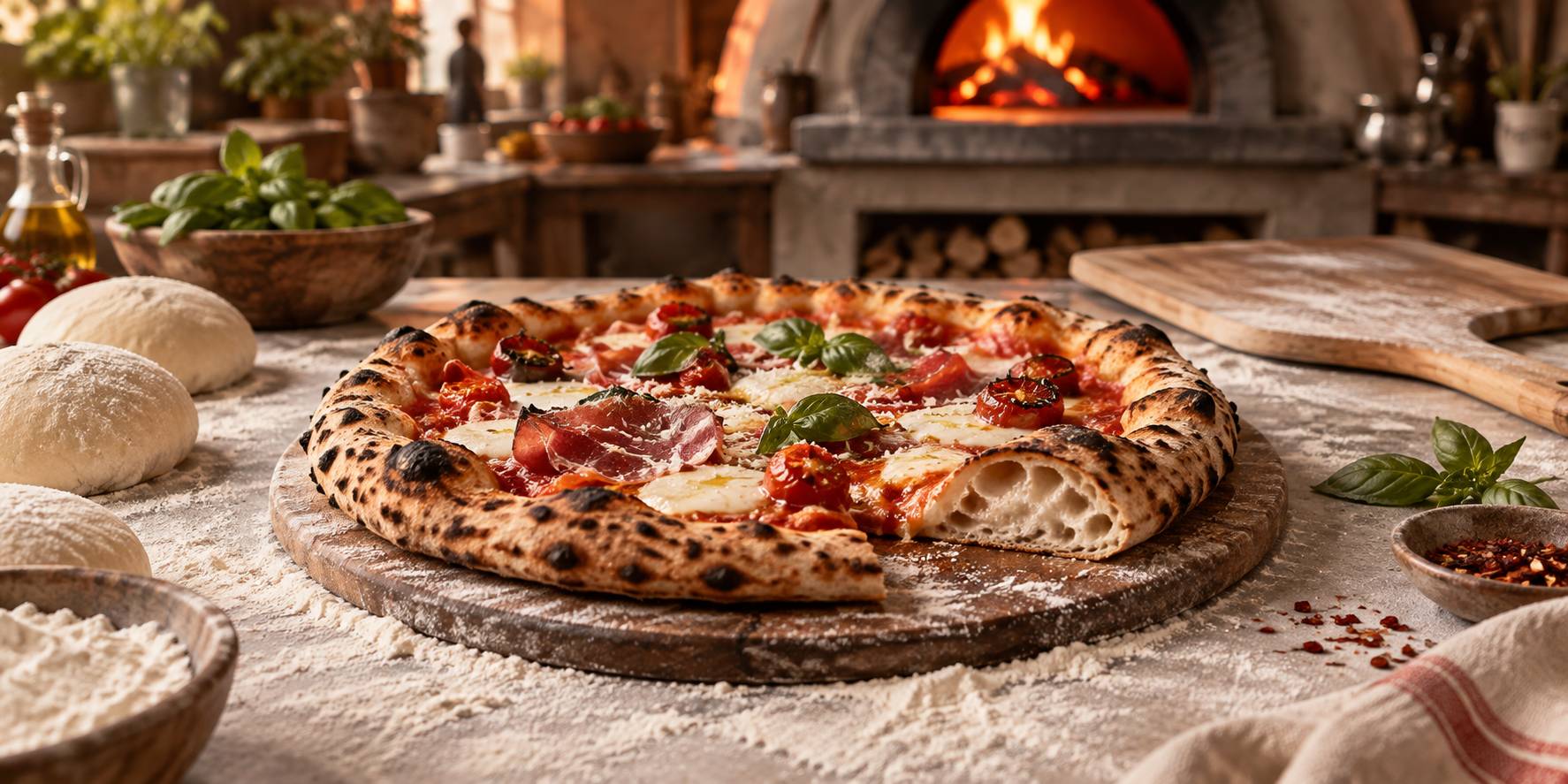 Illustration éditoriale du sujet : Pizzeria Diémoz : notre avis sur l'adresse